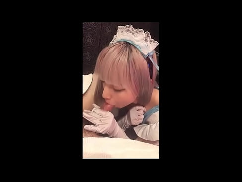❤️ Японский идол [mayuka], костюм французской горничной, часть 1, минет и дрочка с лосьоном ❌ Анал на нашем сайте ❌️❤