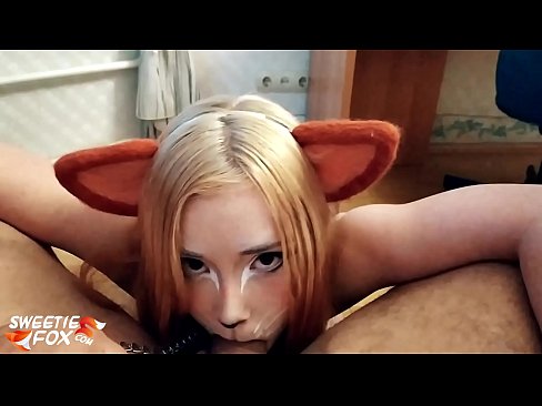 ❤️ Кицунэ заглотить хуй и сперма в рот ❌ Анал на нашем сайте ❌️❤